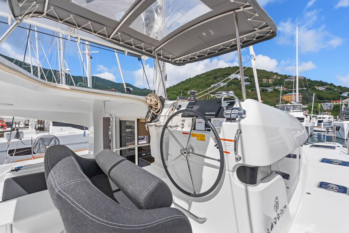 Oasis, a Lagoon 40 OW catamaran at Road Town, British Virgin Islands