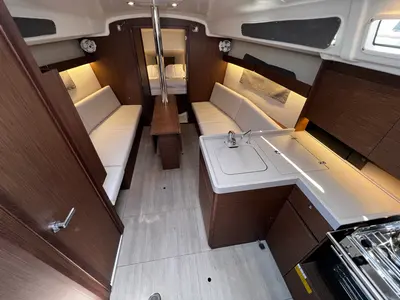 Galley of Clara, a Beneteau Oceanis 34.1 sailboat at Općina Sukošan, Croatia