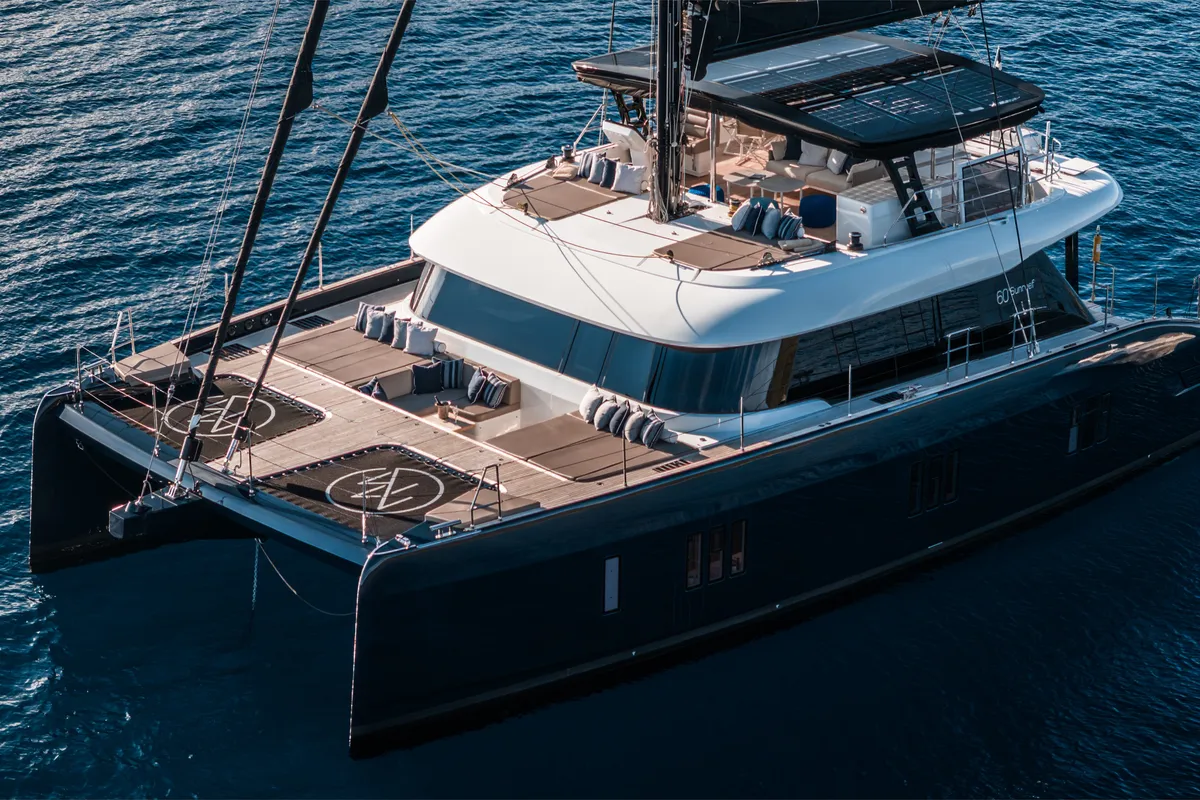 MyMaria, a Sunreef Yachts Sunreef 60 catamaran at Municipal Unit of Lefkada, Greece