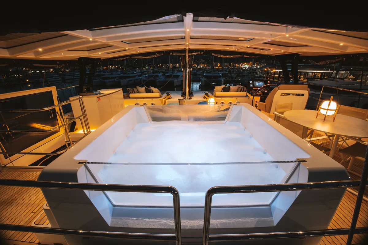 MyMaria, a Sunreef Yachts Sunreef 60 catamaran at Municipal Unit of Lefkada, Greece