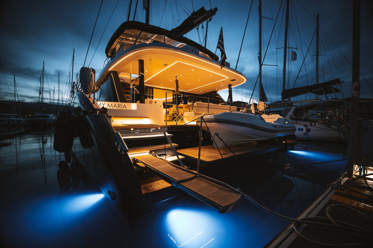 MyMaria, a Sunreef Yachts Sunreef 60 catamaran at Municipal Unit of Lefkada, Greece
