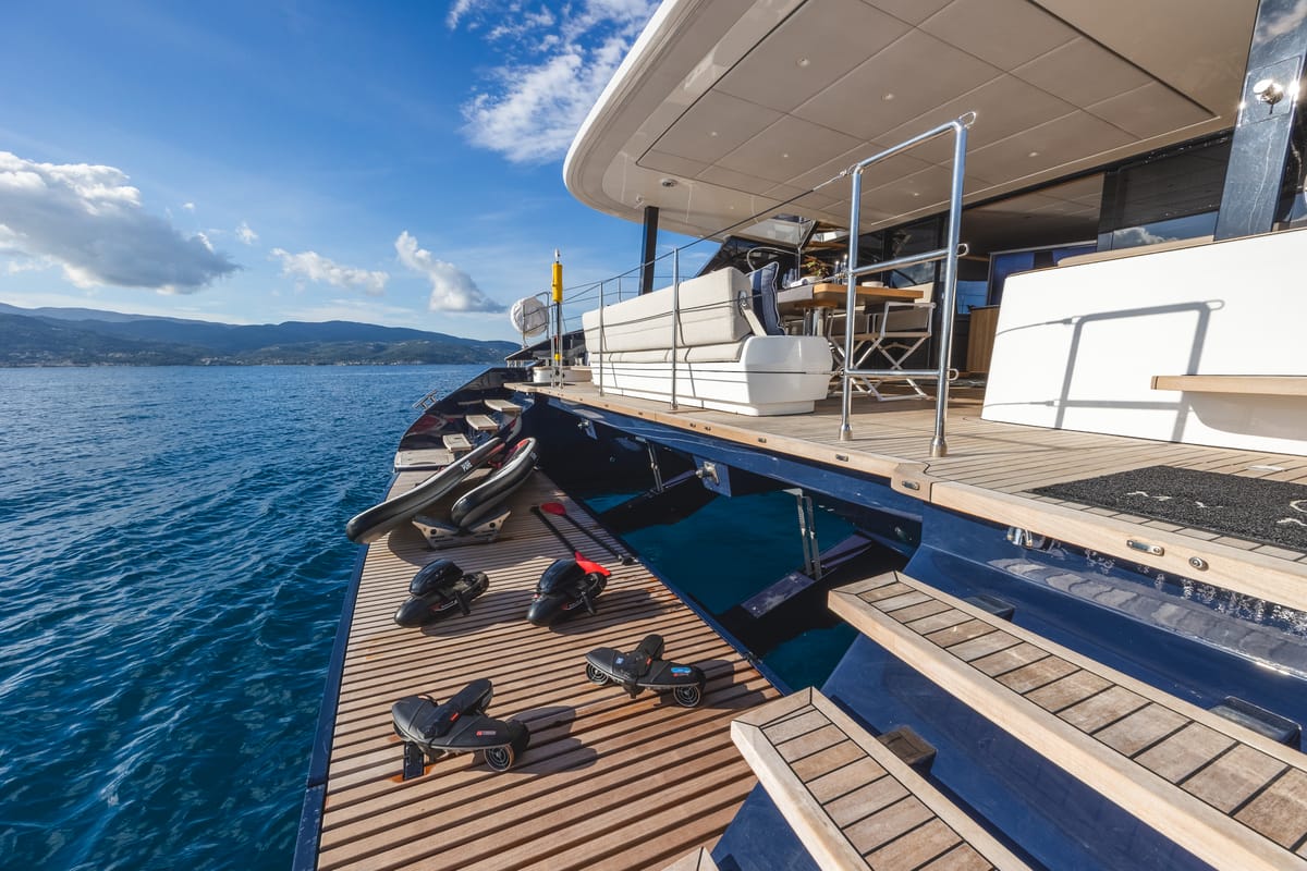 MyMaria, a Sunreef Yachts Sunreef 60 catamaran at Municipal Unit of Lefkada, Greece