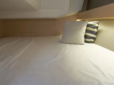 Cabin on TEMPUS II BCN OC30.1, a Beneteau Oceanis 30.1 sailboat at Barcelona, Spain