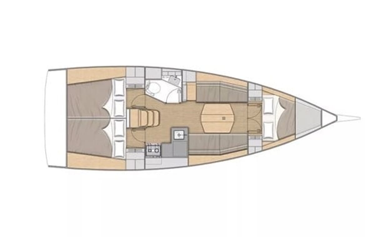Stella, a Beneteau Oceanis 34.1 sailboat at Fethiye, Turkey