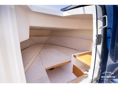Cabin on 287670ML, a Galeon Galia 630 motorboat at Mali Lošinj, Croatia