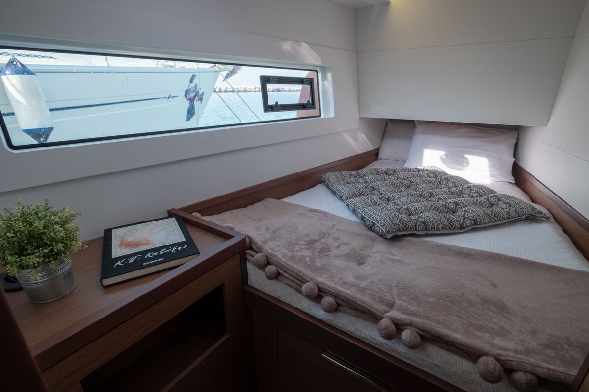 Cabin on Meliti, a Lagoon 40 catamaran at Municipal Unit of Lefkada, Greece