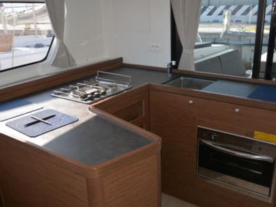 Galley of Marepiatto, a Lagoon 42 catamaran at Salerno, Italy