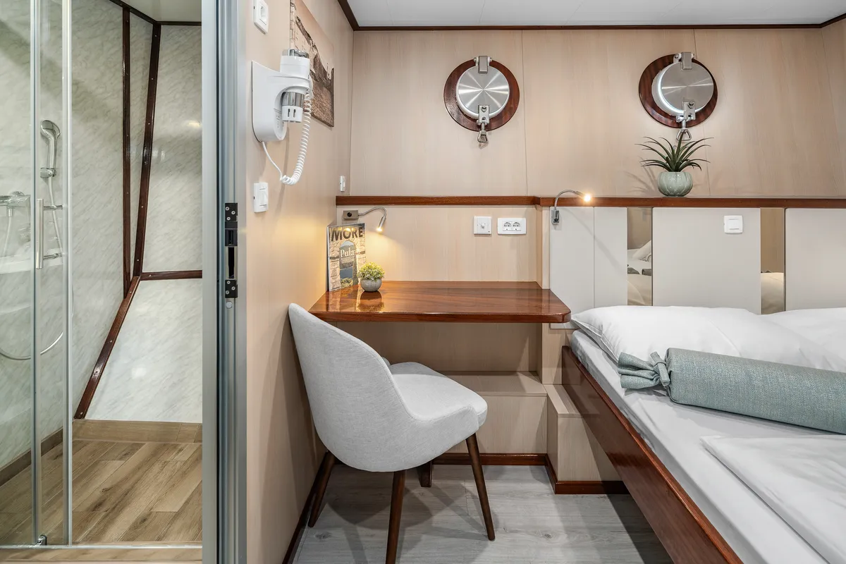 Cabin on Carpe Diem, a Unknown M/S Carpe Diem sailboat at Općina Marina, Croatia