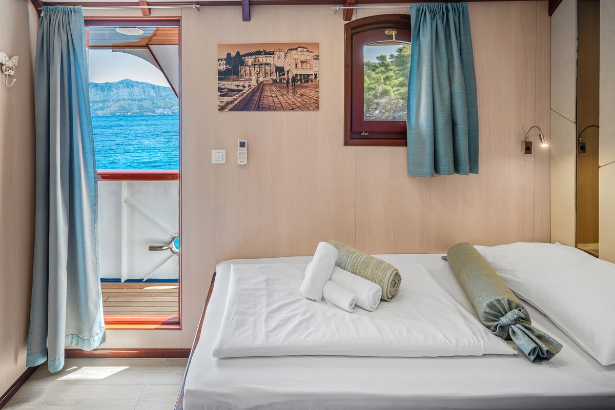 Cabin on Carpe Diem, a Unknown M/S Carpe Diem sailboat at Općina Marina, Croatia