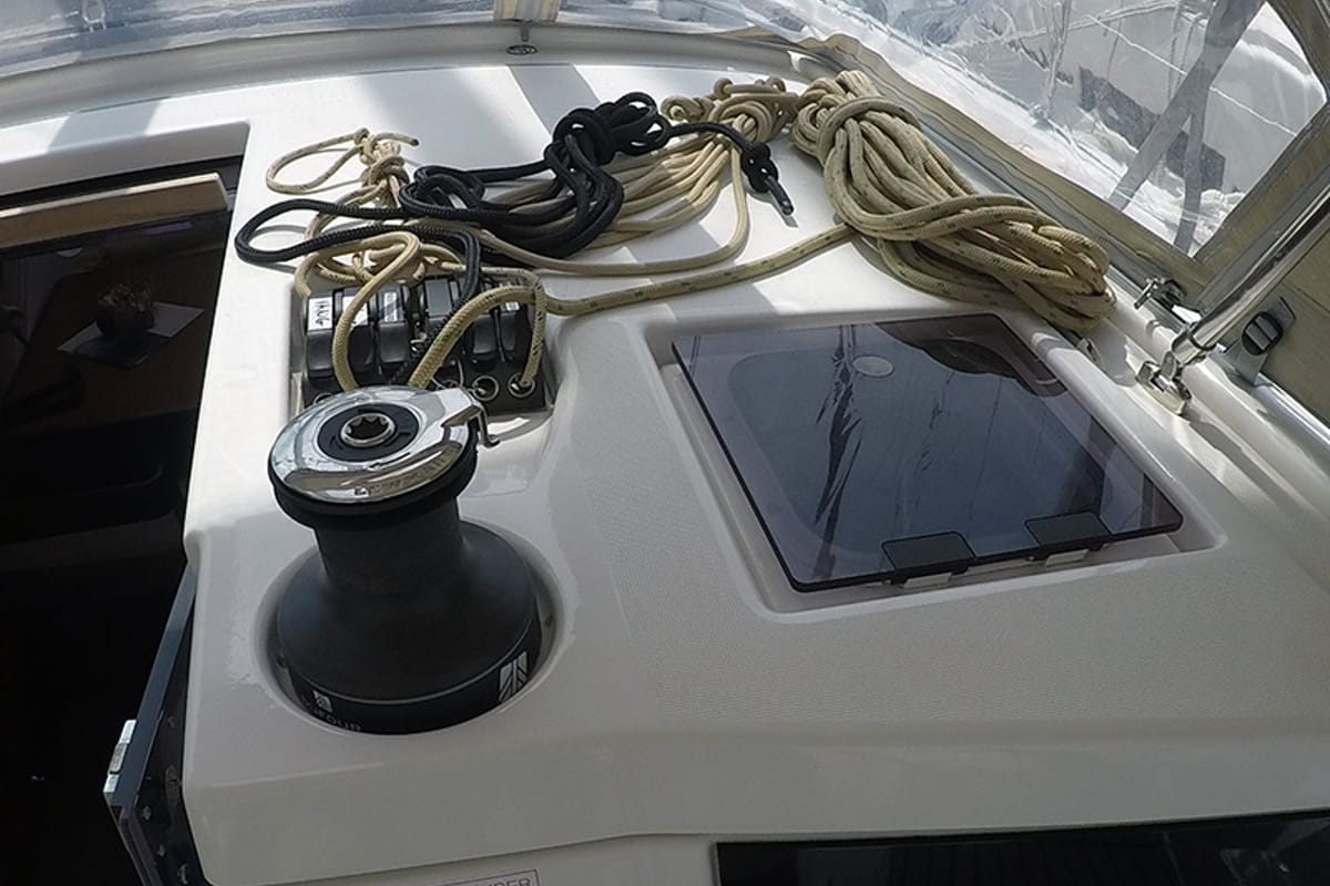 Magdalena, a Dufour 430 GL sailboat at Grad Šibenik, Croatia