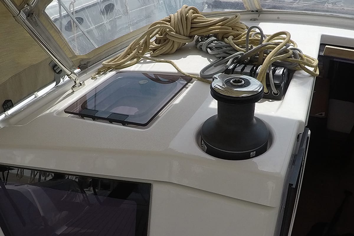 Magdalena, a Dufour 430 GL sailboat at Grad Šibenik, Croatia