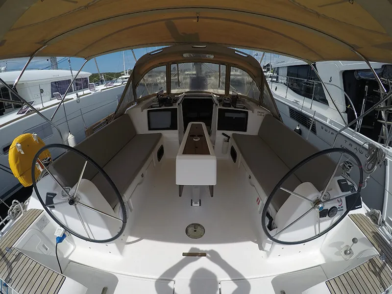 Magdalena, a Dufour 430 GL sailboat at Grad Šibenik, Croatia