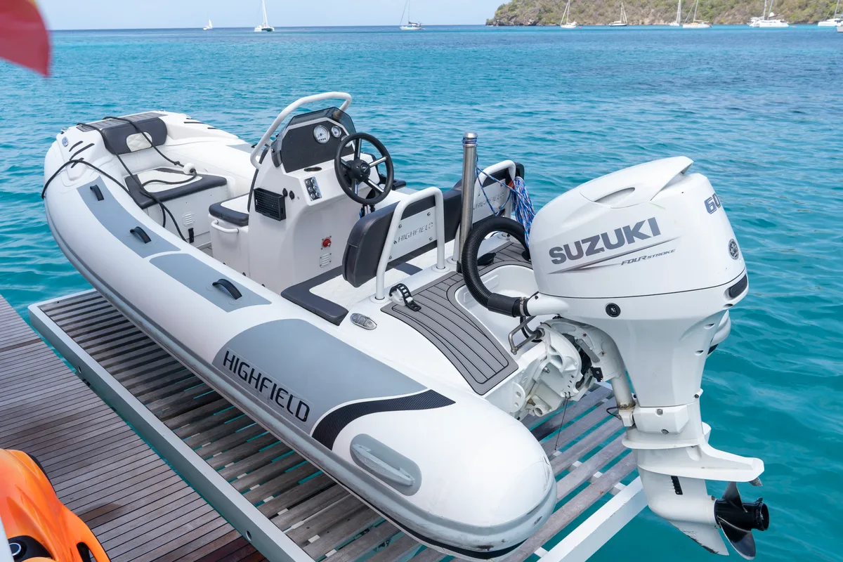 MIM OCEAN 1, a Bali 5.4 catamaran at Sitges, Spain
