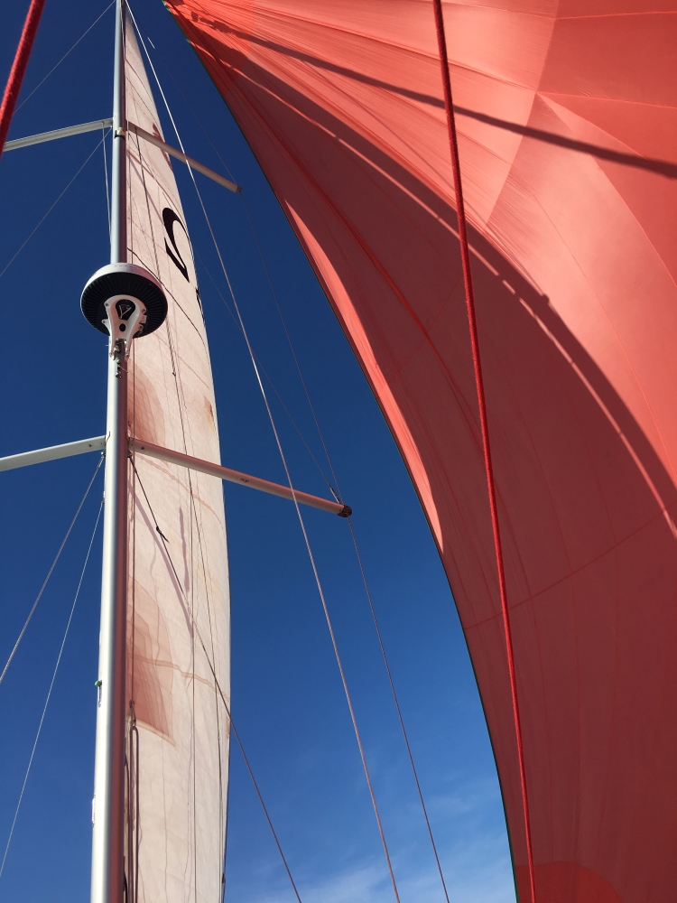 Omega, a Beneteau Oceanis 38 sailboat at Grad Biograd na Moru, Croatia