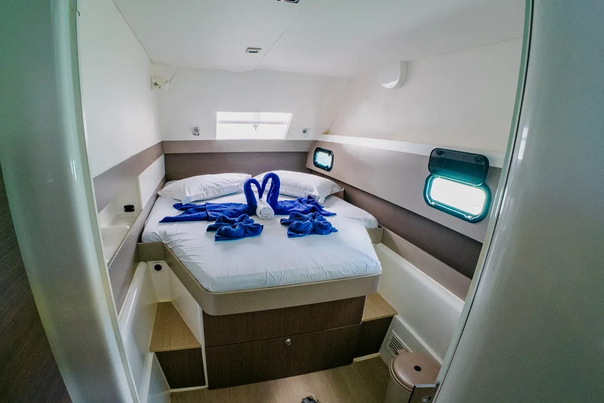 Cabin on Premium +, a Bali 4.3 catamaran at Seychelles, Eden Island Marina, Seychelles