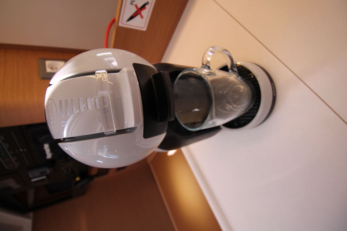 Galley of Bona Res, a Jeanneau Sun Odyssey 410 sailboat at Grad Biograd na Moru, Croatia