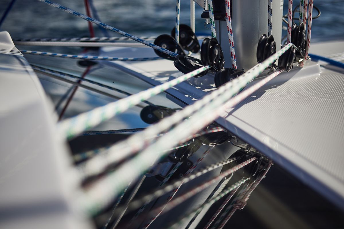 ALAS, a Northman Maxus 35 sailboat at Capo d'Orlando, Italy