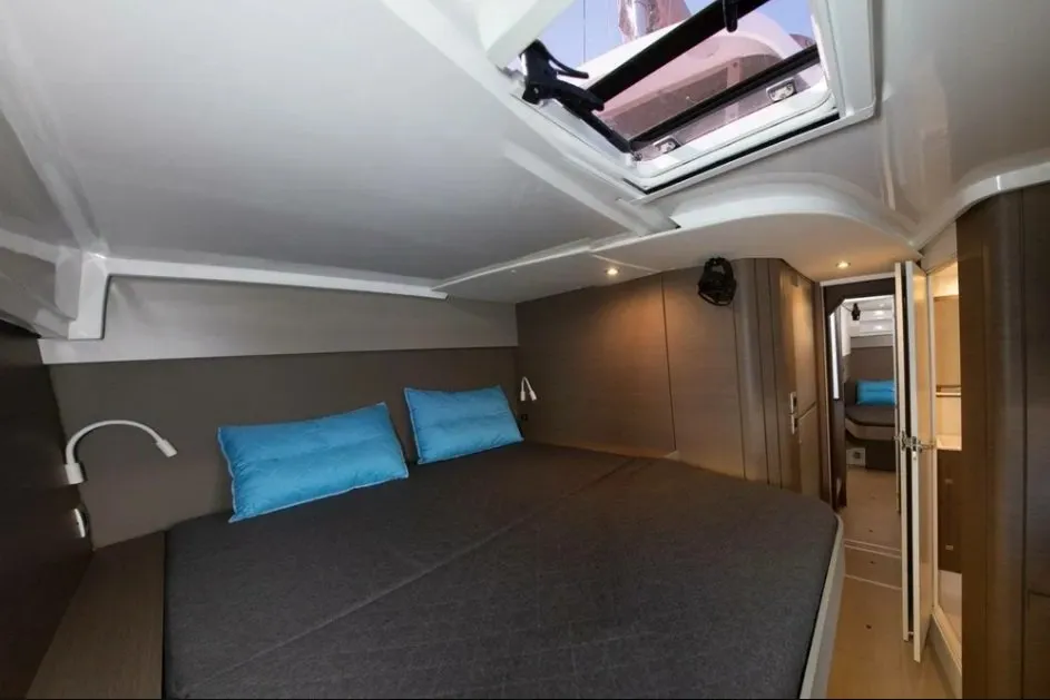 Cabin on Samothraki 1, a Bali Catspace catamaran at Municipal Unit of Lefkada, Greece