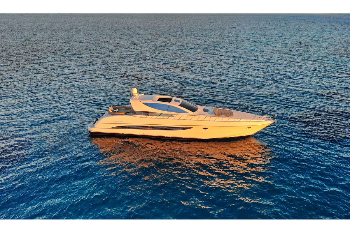 Sea U, a Riva Splendida 72 HT yacht at Athens, Greece