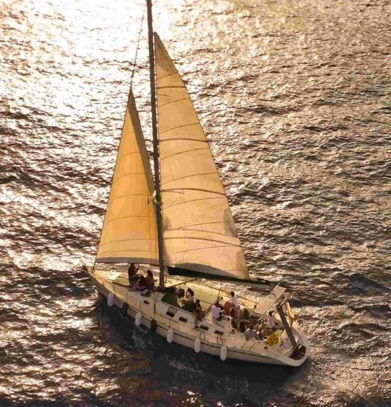 Exterior view of Edisa, a Beneteau First 45 F5 sailboat at Municipal Unit of Rhodes, Greece