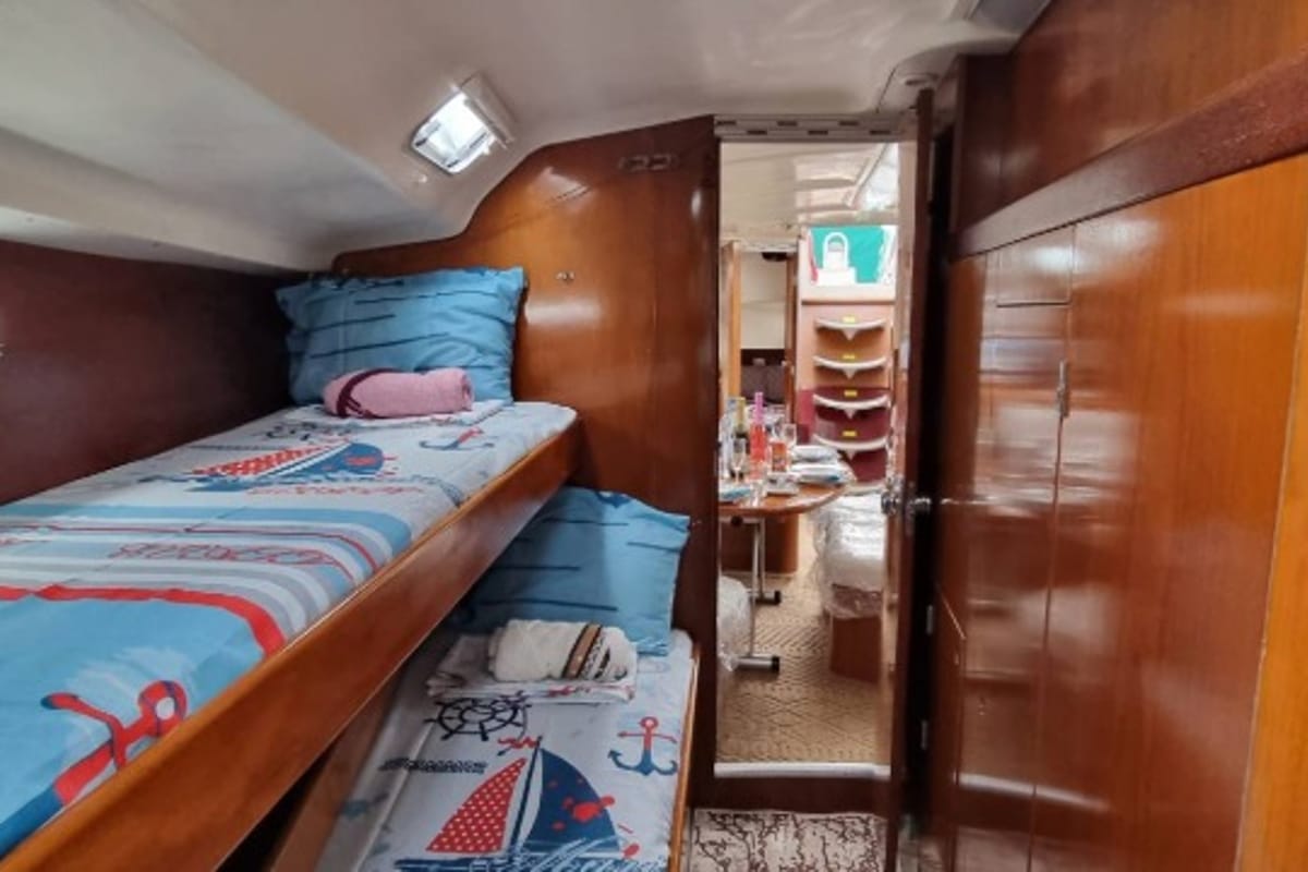 Edisa, a Beneteau First 45 F5 sailboat at Municipal Unit of Rhodes, Greece