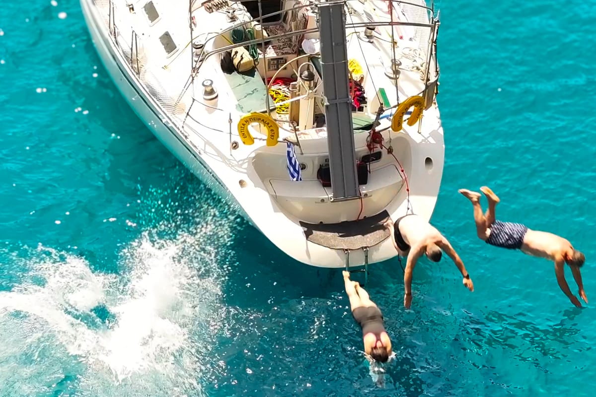 Edisa, a Beneteau First 45 F5 sailboat at Municipal Unit of Rhodes, Greece