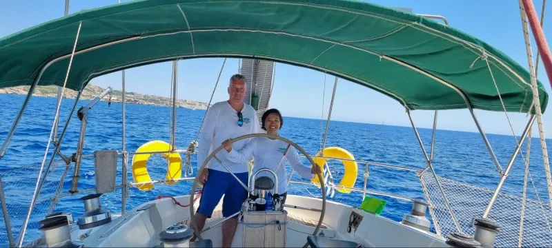 Edisa, a Beneteau First 45 F5 sailboat at Municipal Unit of Rhodes, Greece