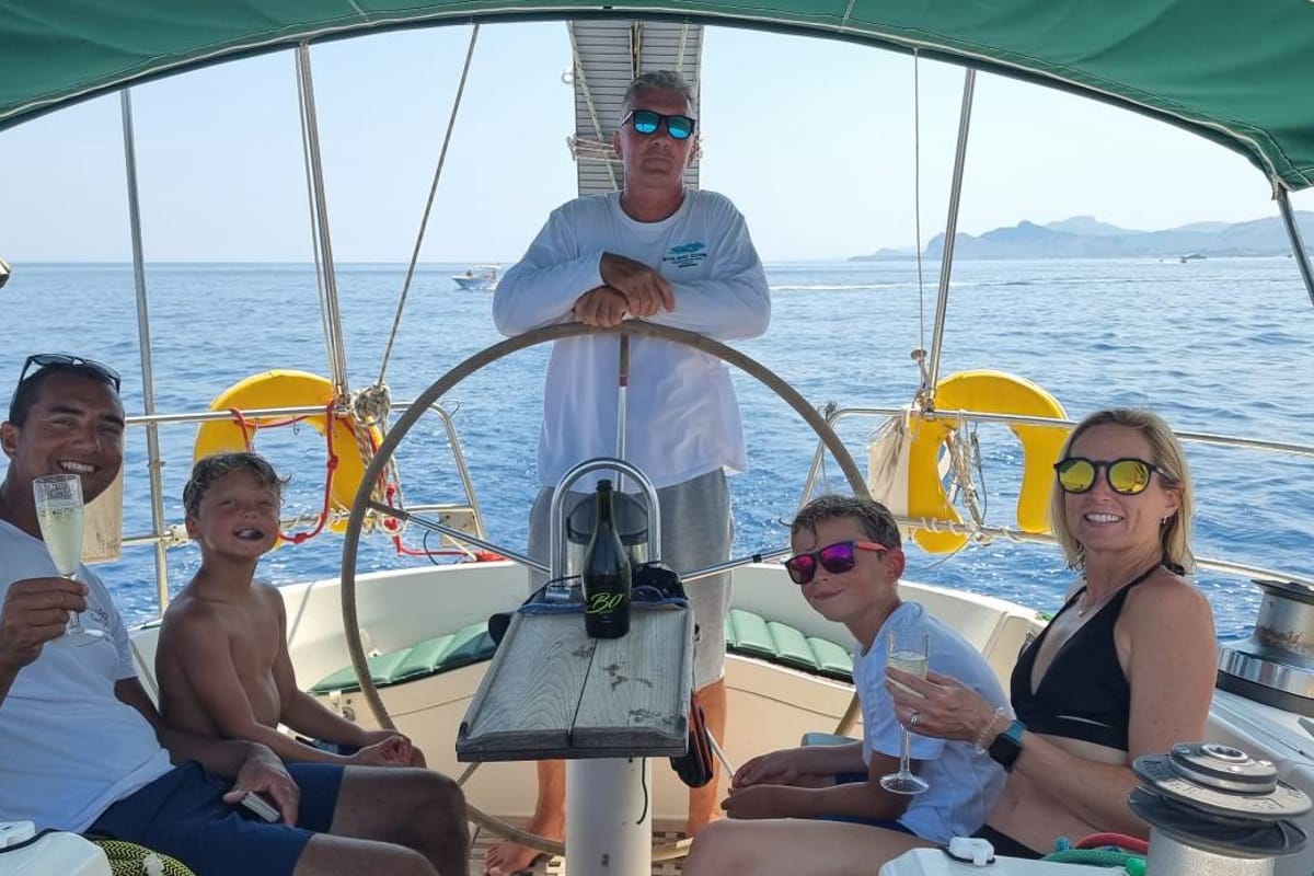 Edisa, a Beneteau First 45 F5 sailboat at Municipal Unit of Rhodes, Greece