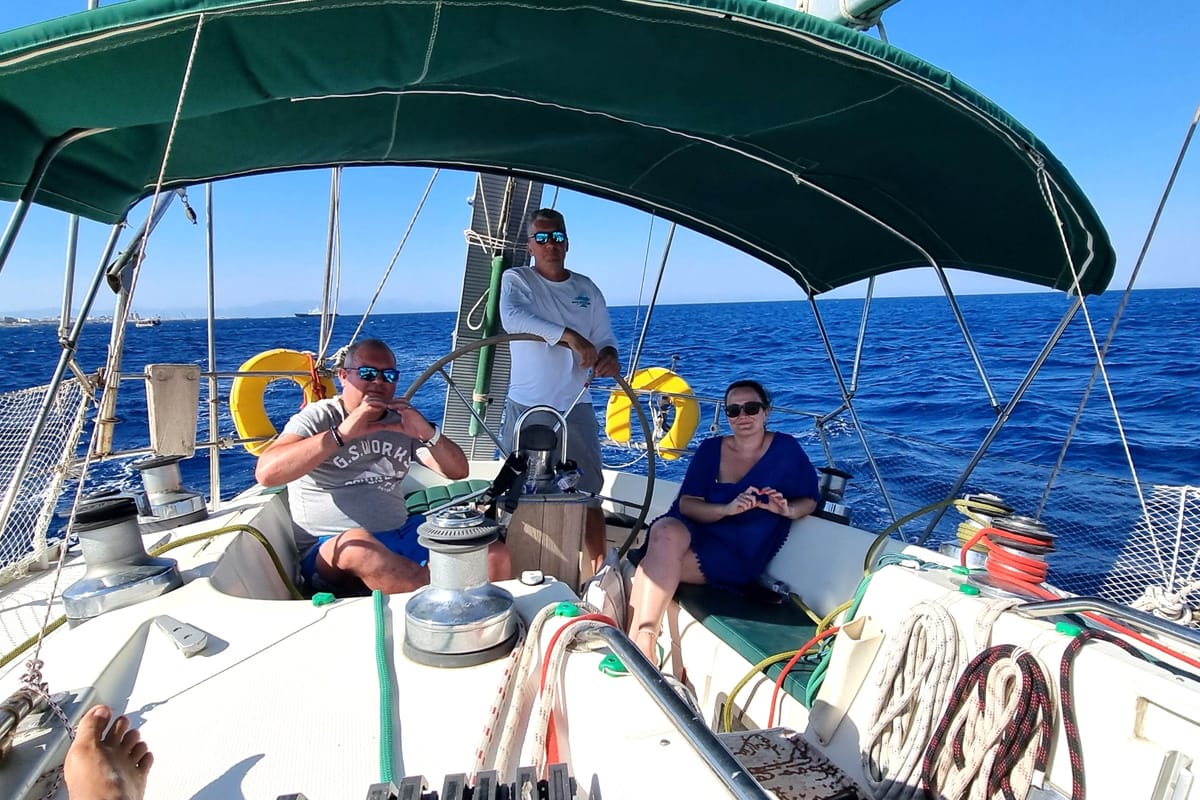 Edisa, a Beneteau First 45 F5 sailboat at Municipal Unit of Rhodes, Greece