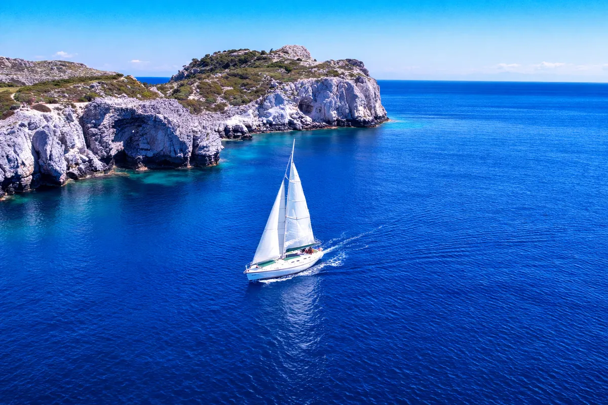 Edisa, a Beneteau First 45 F5 sailboat at Municipal Unit of Rhodes, Greece