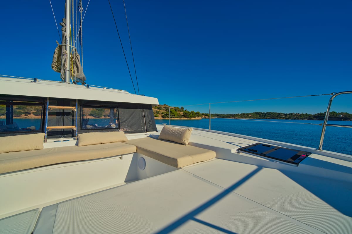 ZOIE, a Bali Catsmart catamaran at Gouvia, Greece