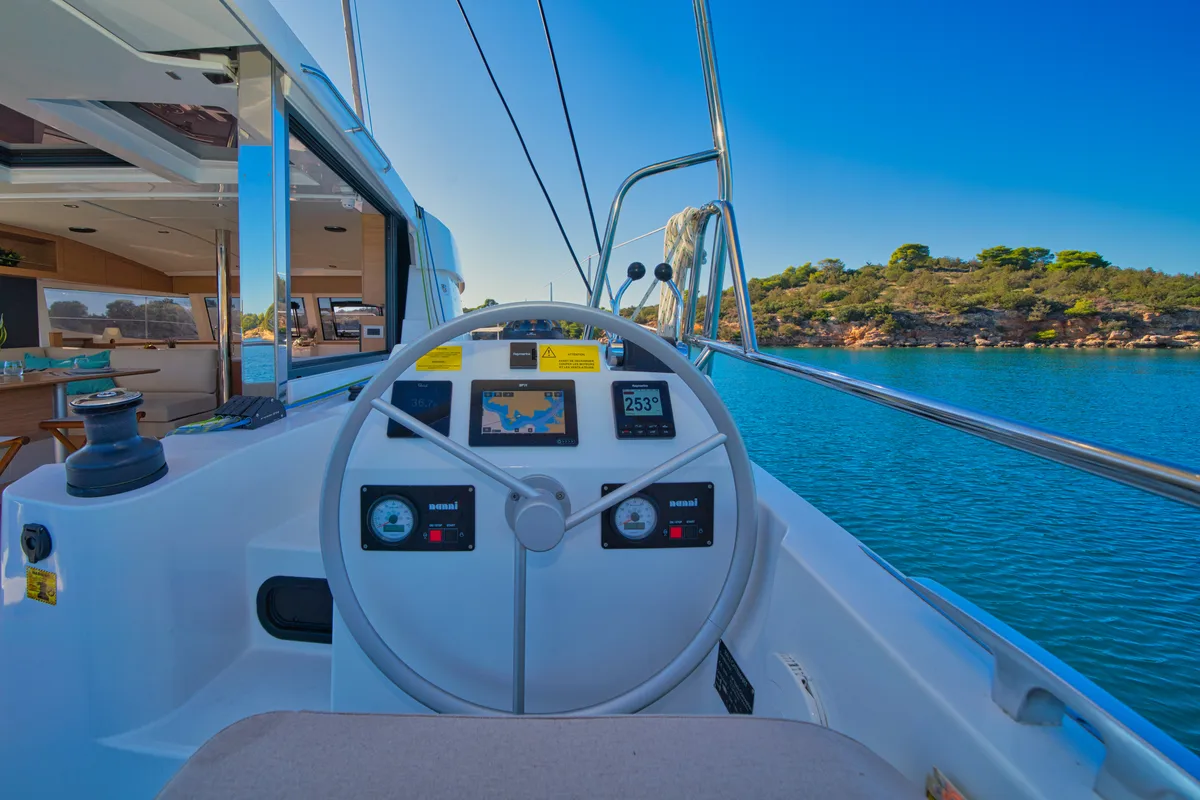 ZOIE, a Bali Catsmart catamaran at Gouvia, Greece