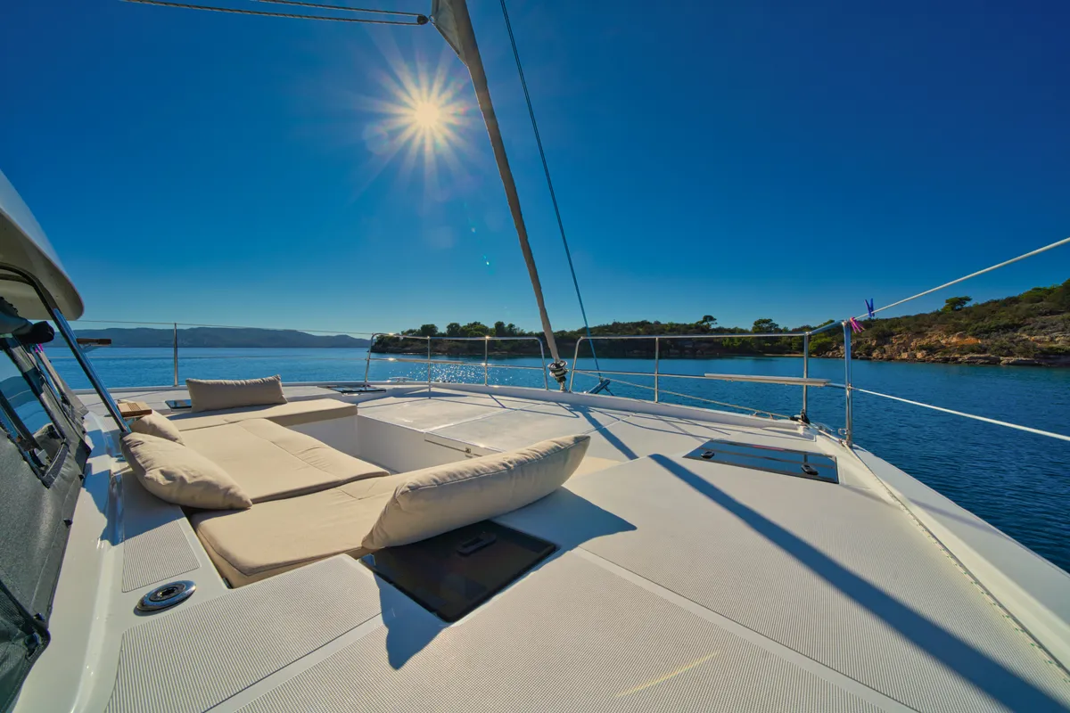 ZOIE, a Bali Catsmart catamaran at Gouvia, Greece