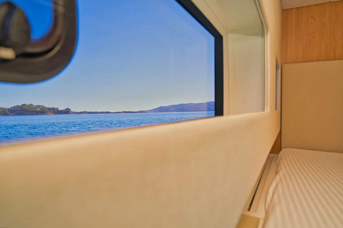 ZOIE, a Bali Catsmart catamaran at Gouvia, Greece