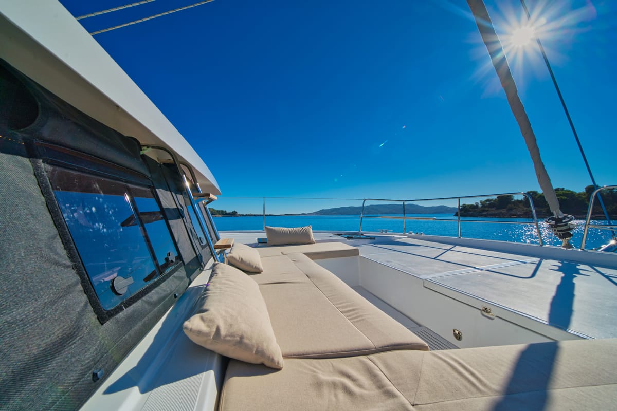 ZOIE, a Bali Catsmart catamaran at Gouvia, Greece