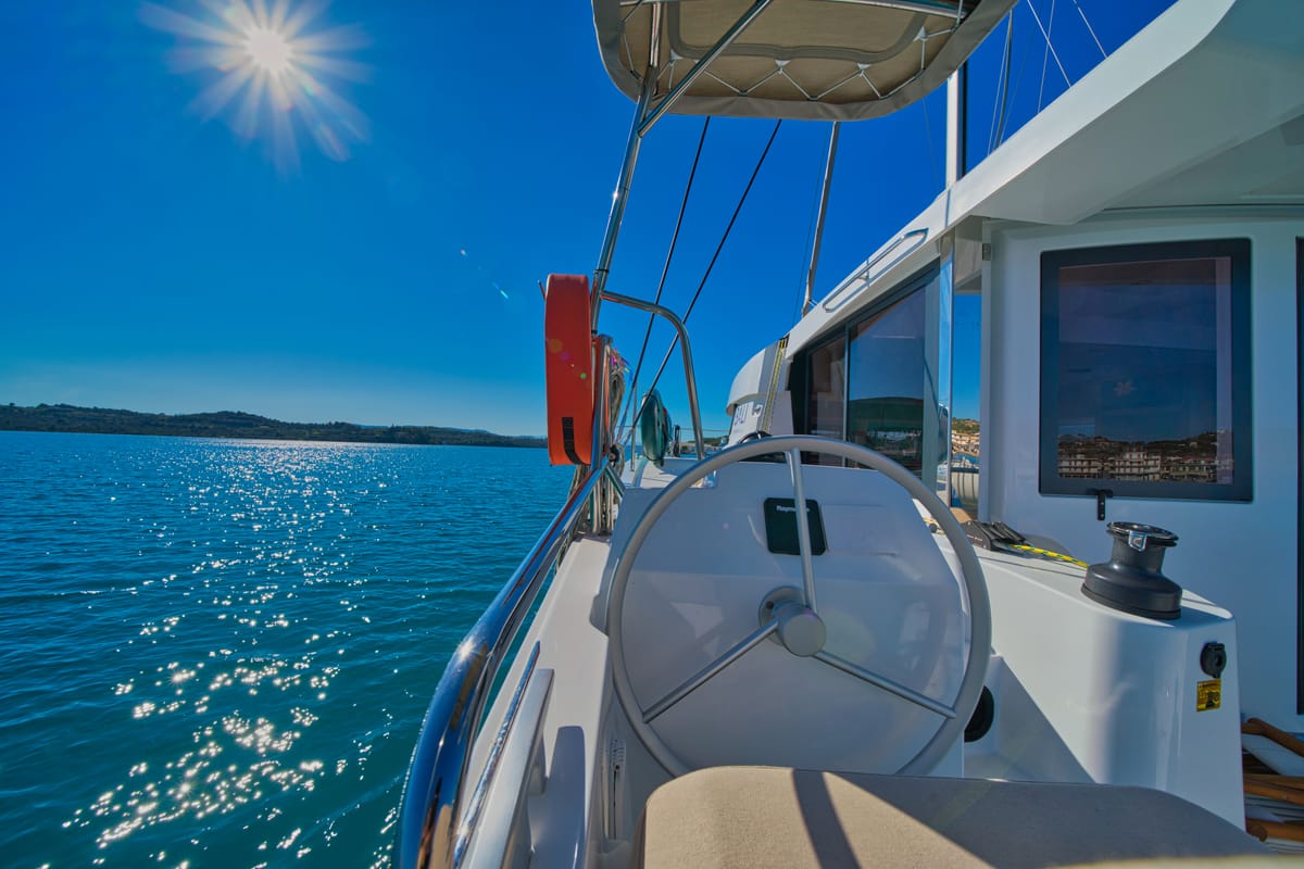ZOIE, a Bali Catsmart catamaran at Gouvia, Greece