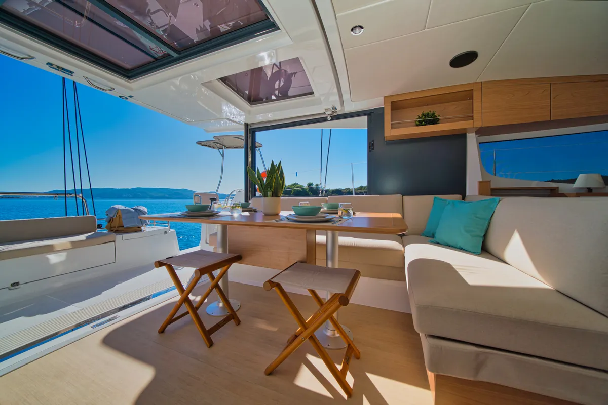 ZOIE, a Bali Catsmart catamaran at Gouvia, Greece