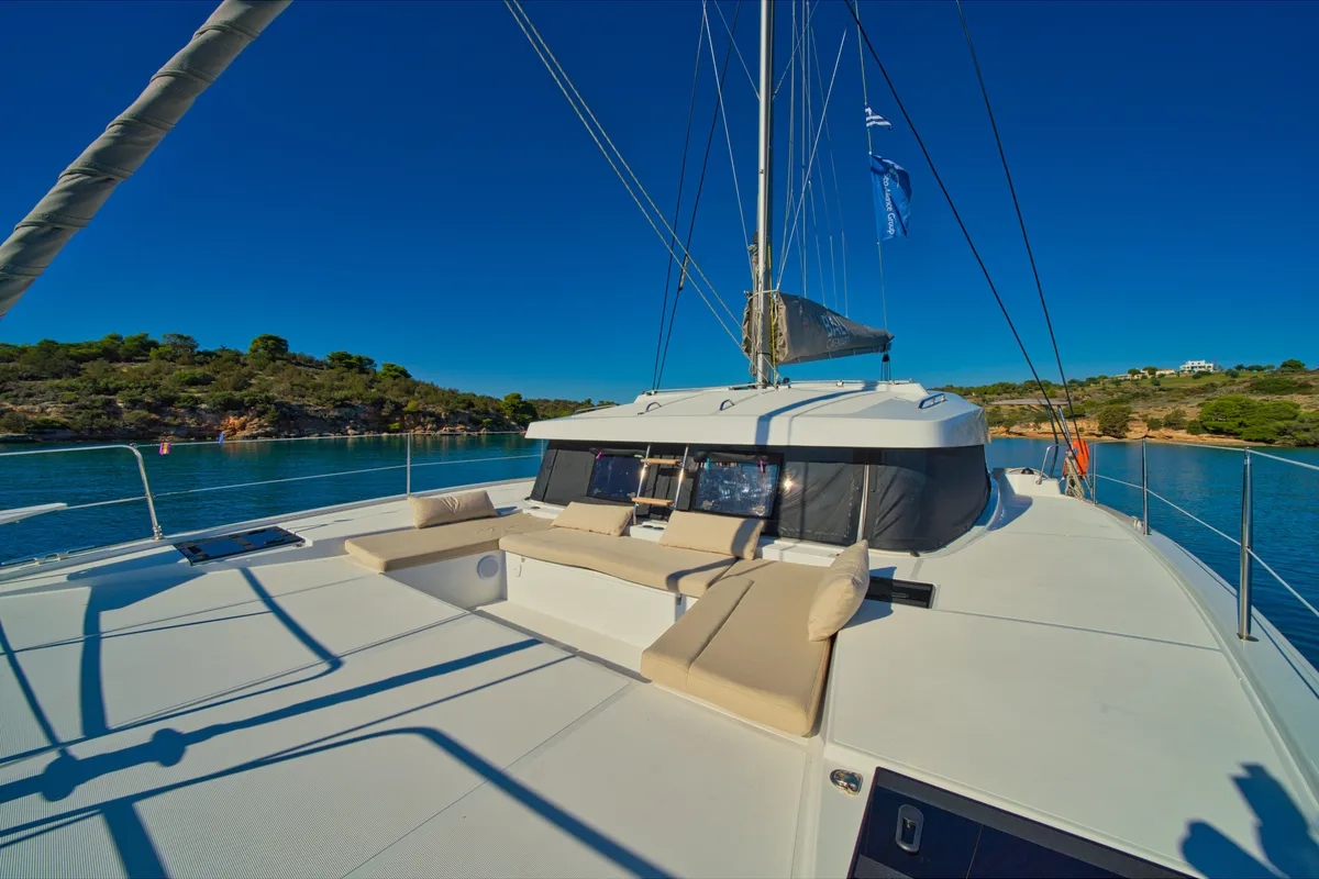ZOIE, a Bali Catsmart catamaran at Gouvia, Greece