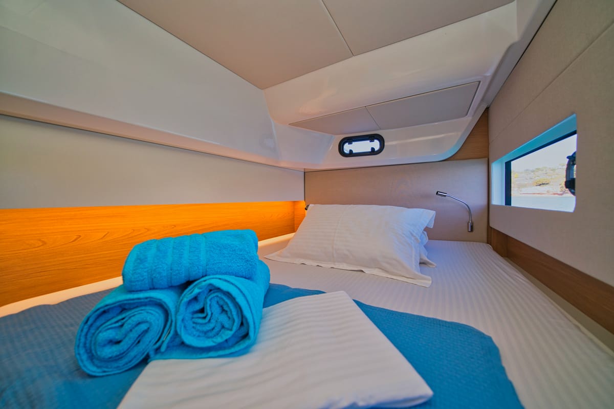 ZOIE, a Bali Catsmart catamaran at Gouvia, Greece