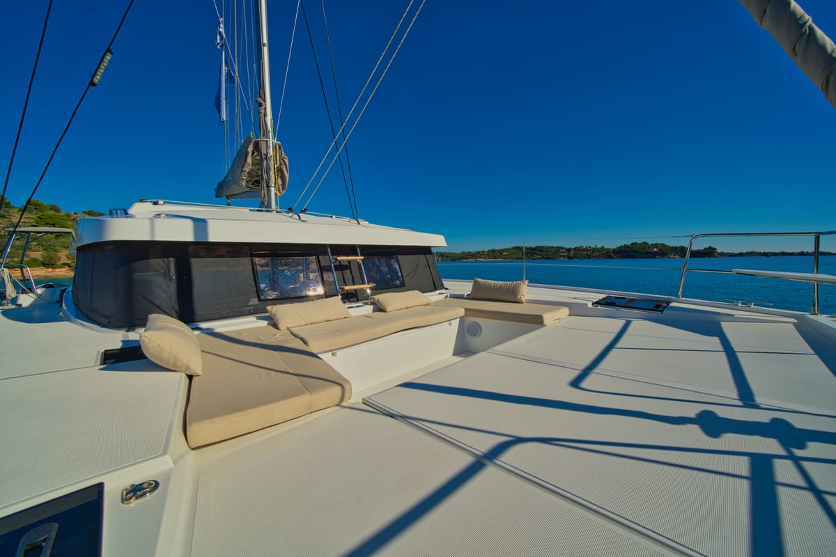 ZOIE, a Bali Catsmart catamaran at Gouvia, Greece