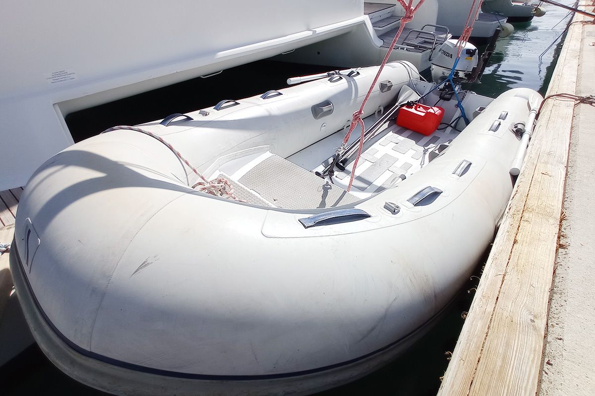 Vi La Ut, a Lagoon 50 catamaran at Seget Donji, Croatia