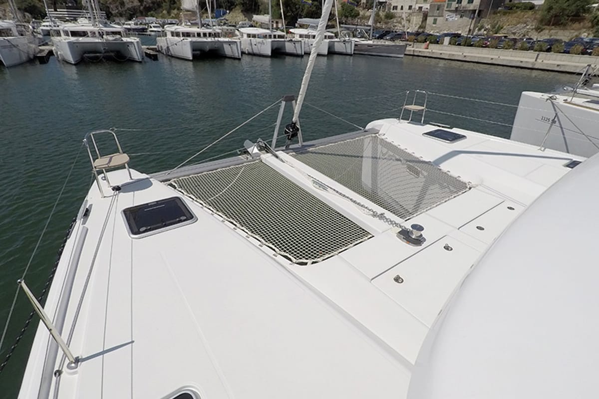 Abba, a Lagoon 42 catamaran at Grad Šibenik, Croatia