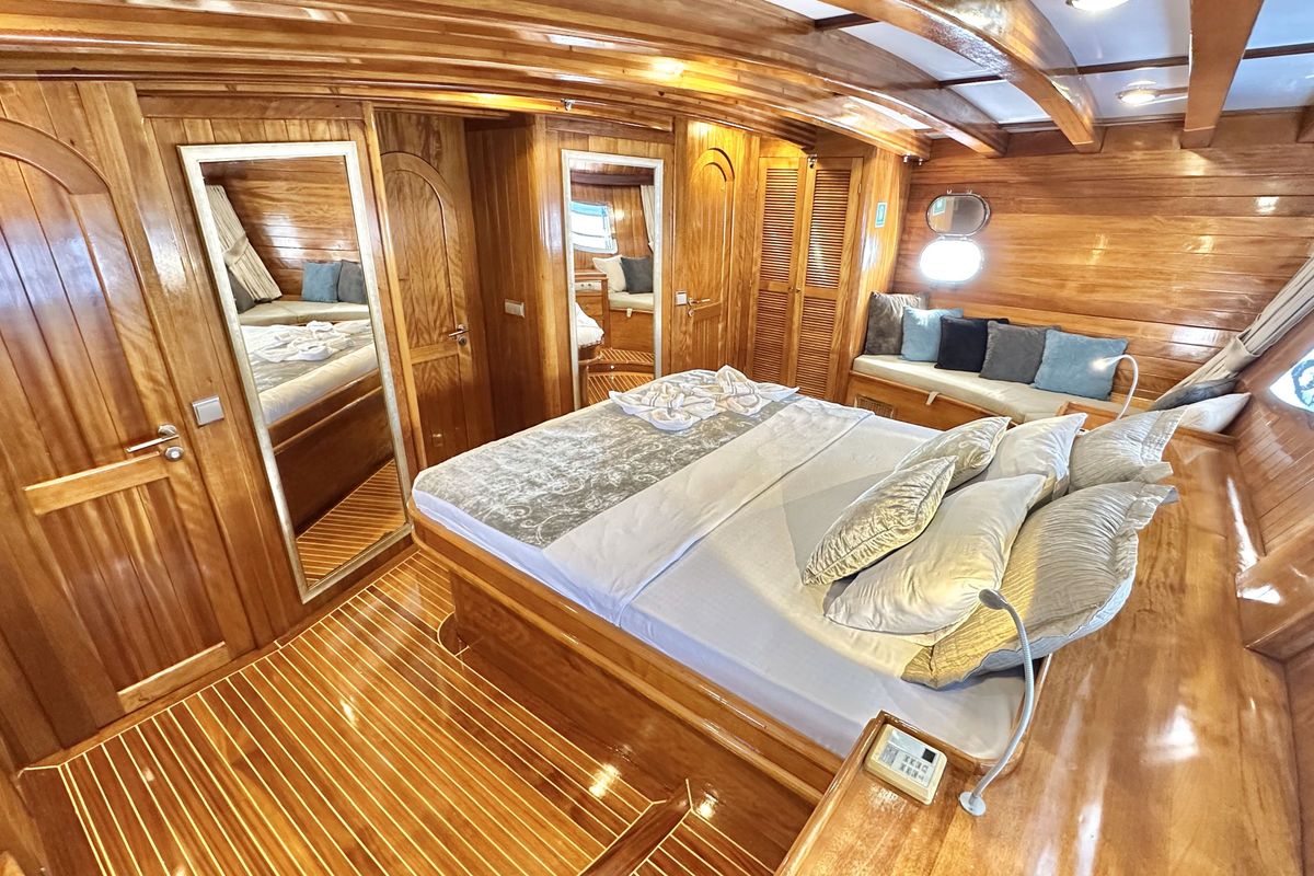 Cabin on Parss, a Custom Made Parss yacht at Bodrum, Turkey