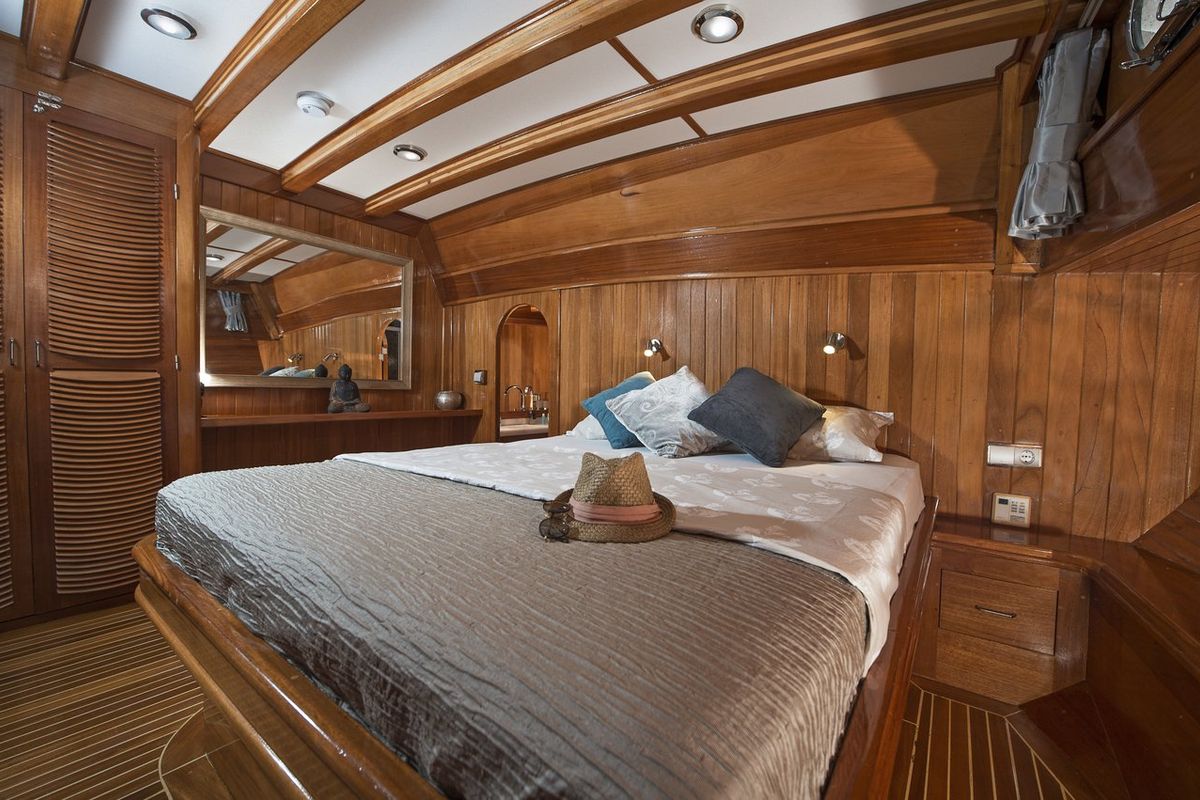 Cabin on Parss, a Custom Made Parss yacht at Bodrum, Turkey