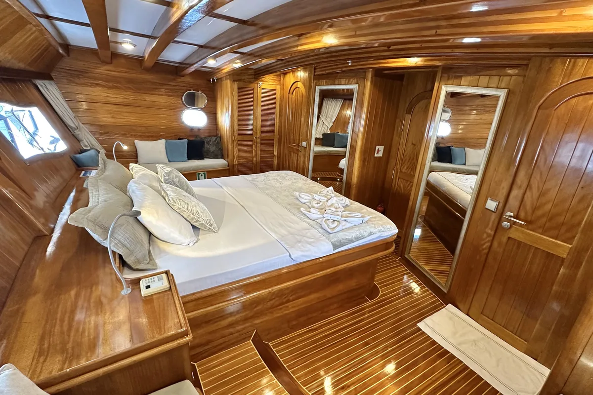 Cabin on Parss, a Custom Made Parss yacht at Bodrum, Turkey