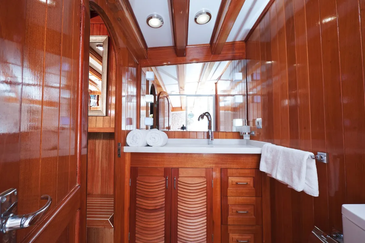 Head on Parss, a Custom Made Parss yacht at Bodrum, Turkey