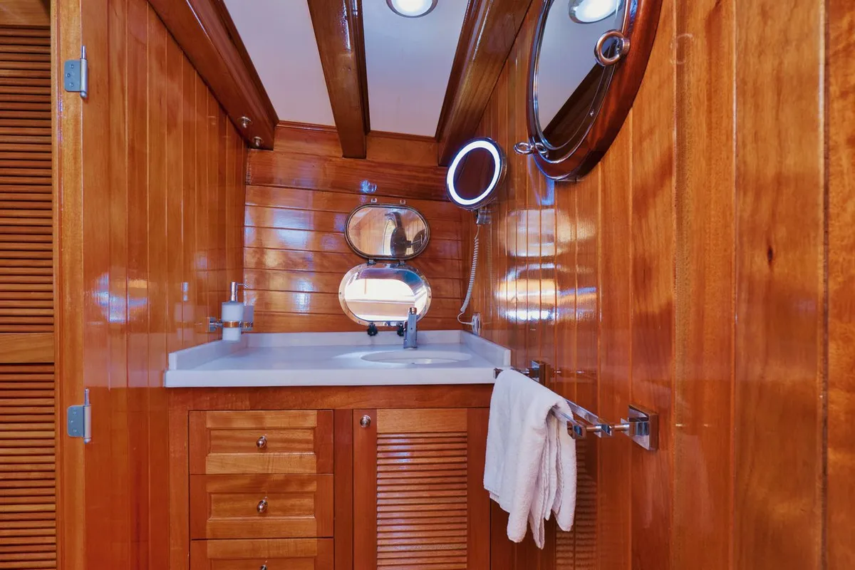Head on Parss, a Custom Made Parss yacht at Bodrum, Turkey