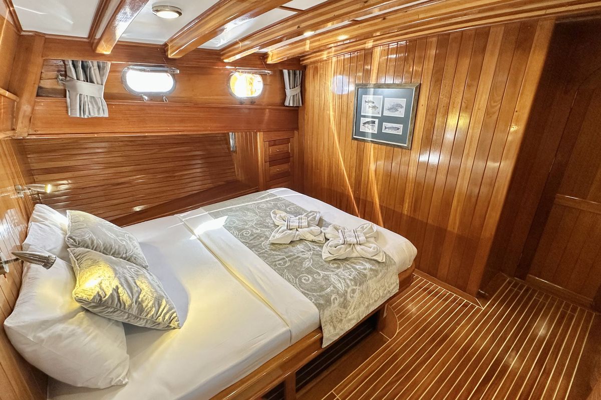Cabin on Parss, a Custom Made Parss yacht at Bodrum, Turkey