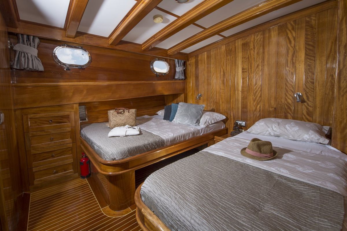 Cabin on Parss, a Custom Made Parss yacht at Bodrum, Turkey