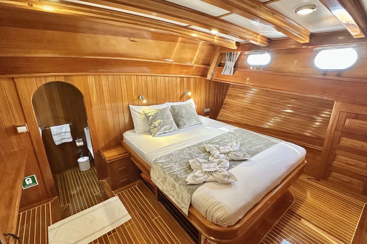 Cabin on Parss, a Custom Made Parss yacht at Bodrum, Turkey